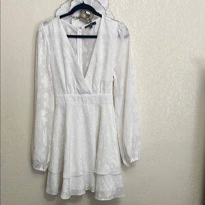 White Long Sleeve lulus dress